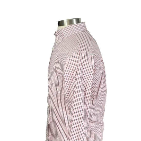 Brooks Brothers 1818 Regent Men White Red Gingham Button-Up Suit Shirt Sz 16-2/3 - Picture 5 of 13